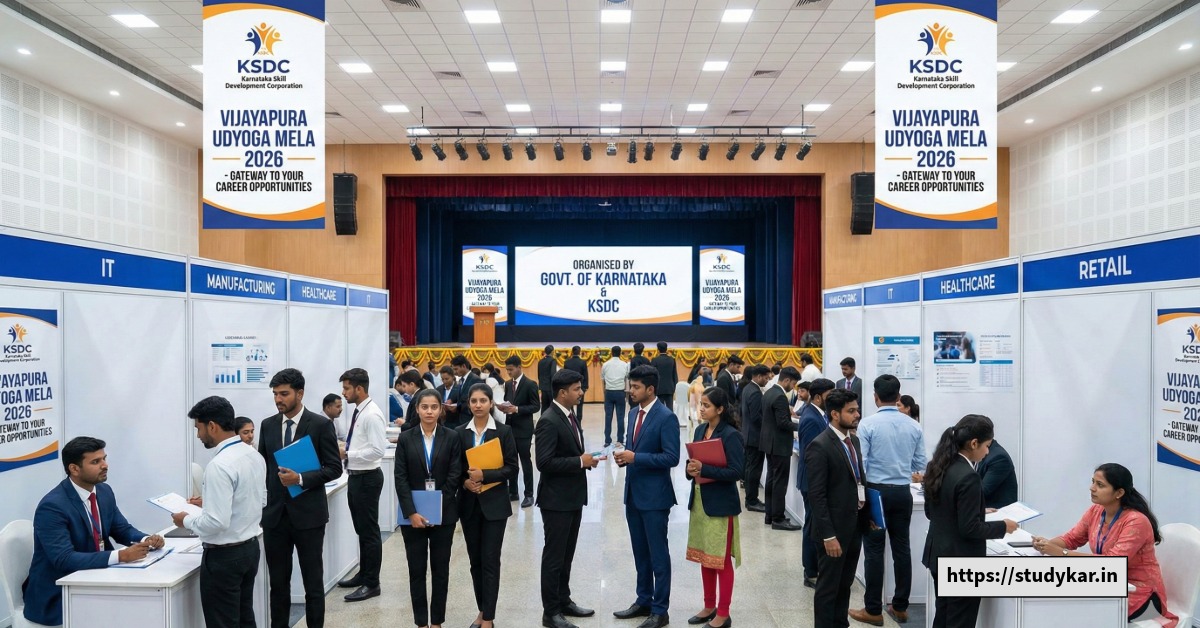 Karnataka Skill Development Minister Dr. Sharanaprakash Rudrappa Patil at Udyoga Mela.